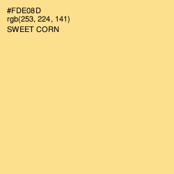 #FDE08D - Sweet Corn Color Image